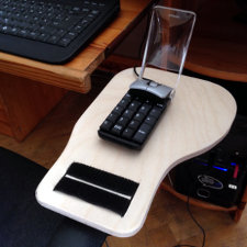 mouse rest for office chair with numblock